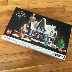 New LEGO Santa's Visit 10293 Winter Village Creator Expert Xmas NIB RETIRED SET